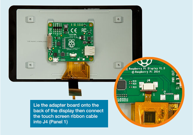 kasus raspberry pi 7 touchscreen