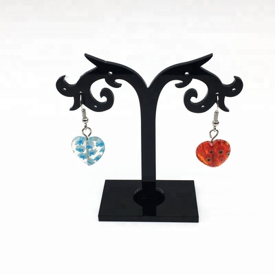 Bentuk Pohon Akrilik Display Perhiasan Rak Anting-Anting Desktop