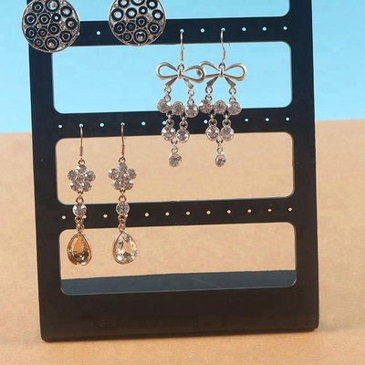 3mm Acrylic Display Perhiasan Acrylic Makeup Jewelry Earring Holder Tampilan Crystal Polishing