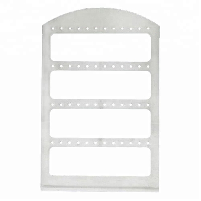 3mm Acrylic Display Perhiasan Acrylic Makeup Jewelry Earring Holder Tampilan Crystal Polishing