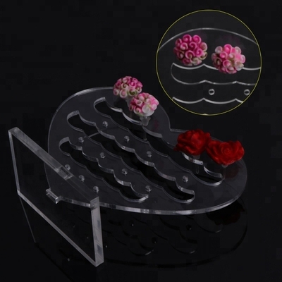 Acrylic Makeup Jewelry Kosmetik Extension Kit Earring Tampilan Berdiri