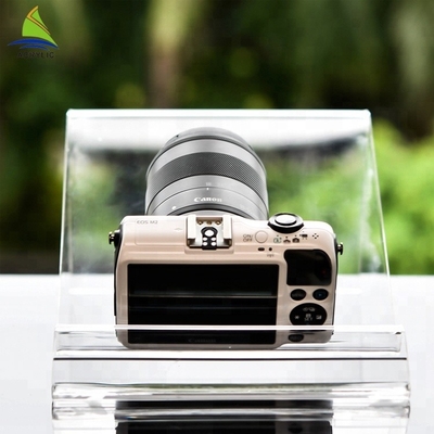 Meja Akrilik Toko Tampilan Transparan Batal Acrylic Camera Display Rack