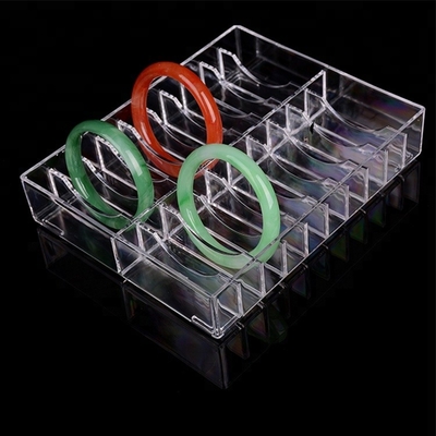 Countertop PMMA Acrylic Bracelet Rack Acrylic Necklace Berdiri Untuk Super Mall