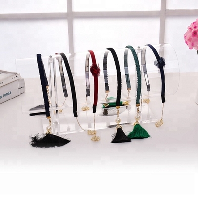 Tampilan Perhiasan Akrilik Yang Jelas Akrilik Display Gelang Berdiri Layanan OEM
