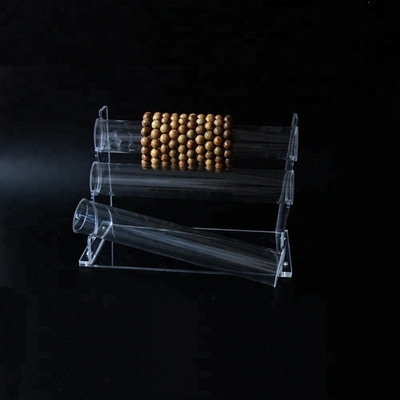 Batal Acrylic Jewelry Pendant Necklace Display Dengan Rod Acrylic