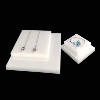 Mode Modern Desktop Display Perhiasan Akrilik Kalung Berdiri Blok