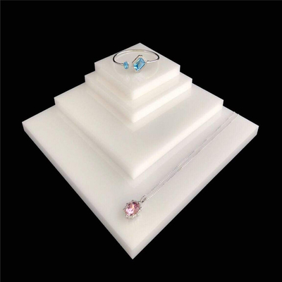 Mode Modern Desktop Display Perhiasan Akrilik Kalung Berdiri Blok