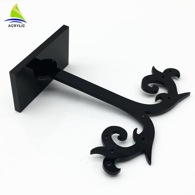 Akrilik elegan Display perhiasan pohon hitam akrilik anting-anting Display Stand Holder Rack