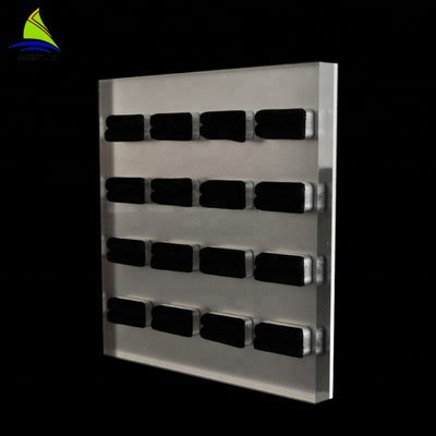 3mm Acrylic Jewelry Display Jewelry Display Rack Hitam Tunggal Acrylic Ring Holder Finger