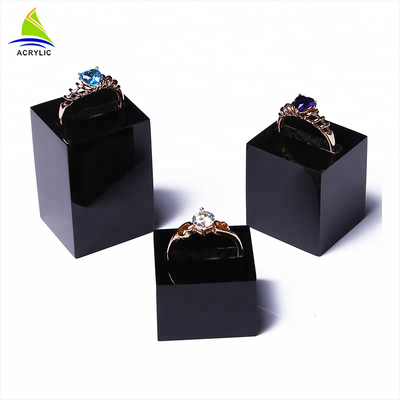 Pameran Perhiasan profesional Berdiri Tunggal Cincin Perhiasan Tampilan ROHS Sertifikasi