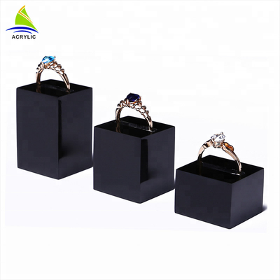 Pameran Perhiasan profesional Berdiri Tunggal Cincin Perhiasan Tampilan ROHS Sertifikasi