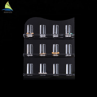 Acrylic Jewelry Display Stand, Acrylic Ring Display Stand, display akrilik berdiri untuk perhiasan
