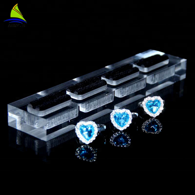 Perhiasan Ring Display Stand Acrylic Ring Display Rack