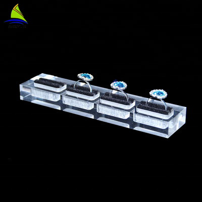 Perhiasan Ring Display Stand Acrylic Ring Display Rack