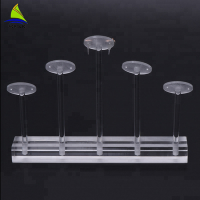Dekstop Akrilik Kustom Putih Anting Anting Akrilik