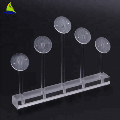 Dekstop Akrilik Kustom Putih Anting Anting Akrilik