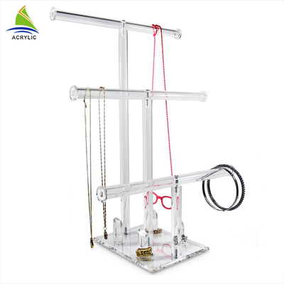 Kustom baru yang jelas gelang akrilik / kalung / Display perhiasan rak