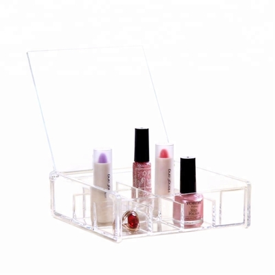 Acrylic Desktop Makeup Tool Holder Organizer Penyimpanan Kosmetik Akrilik