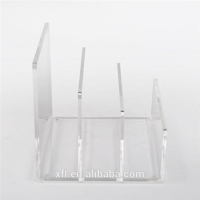 Tinggi Transparan Premium Office Home Batal Acrylic Organizer file pemegang
