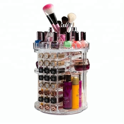 Hapus Mode Akrilik Tampilan Kosmetik Berputar Acrylic Lipstik Organizer