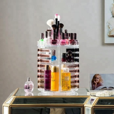 Hapus Mode Akrilik Tampilan Kosmetik Berputar Acrylic Lipstik Organizer