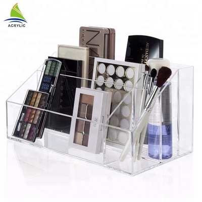 Transparan Crystal Acrylic Make Up Organizer Modern Acrylic Cosmetic Organizer