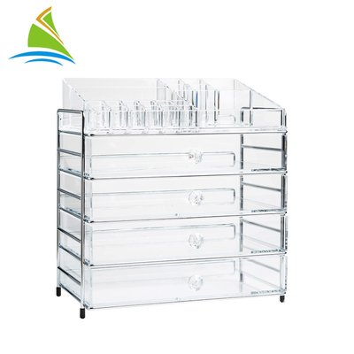 3 Laci Acrylic Organizer Penyimpanan Kosmetik Disesuaikan