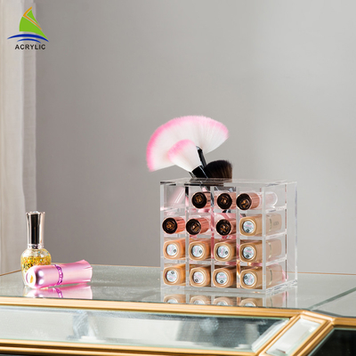 Counter Top Acrylic Display Kosmetik Acrylic Cosmetic Lipstick Organizer