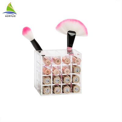 Counter Top Acrylic Display Kosmetik Acrylic Cosmetic Lipstick Organizer