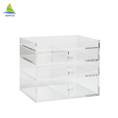 Grosir 3 Laci Acrylic Kosmetik Organizer