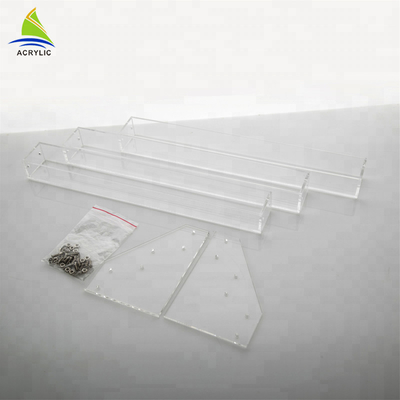 Table Top Acrylic Tiered Display Rack Memegang Rak Display Cat Kuku Akrilik