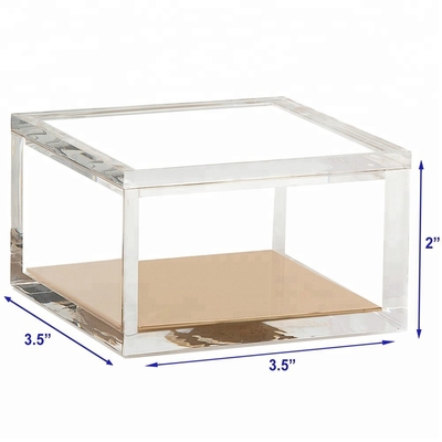 Acrylic Makeup Organizer Acrylic Kotak Penyimpanan Kosmetik Tray CE Sertifikasi