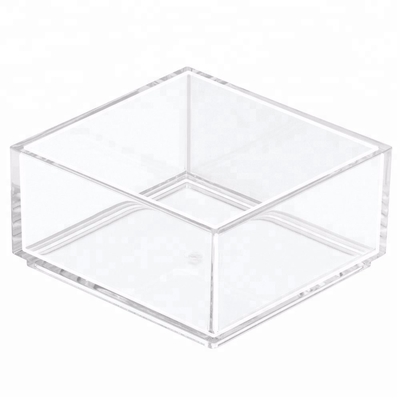 Acrylic Makeup Organizer Acrylic Kotak Penyimpanan Kosmetik Tray CE Sertifikasi