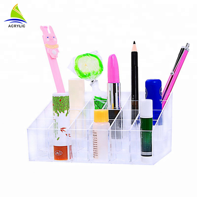 3mm Multi - Fungsi Acrylic Cosmetic Organizer 1 Laci Dengan 24 Kompartemen