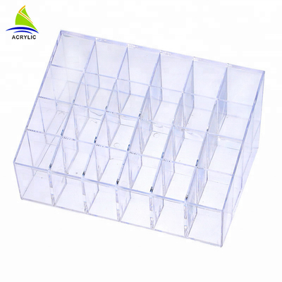 3mm Multi - Fungsi Acrylic Cosmetic Organizer 1 Laci Dengan 24 Kompartemen