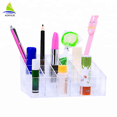 3mm Multi - Fungsi Acrylic Cosmetic Organizer 1 Laci Dengan 24 Kompartemen