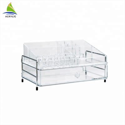 Indah Kabel Organizer Parfum Kotak Perhiasan, Acrylic Display Kosmetik