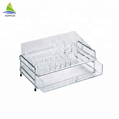Indah Kabel Organizer Parfum Kotak Perhiasan, Acrylic Display Kosmetik