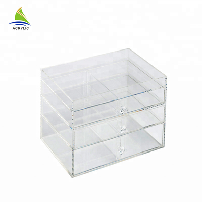 Dijual Hot 3-Layer Plastic Makeup Organizer Acrylic