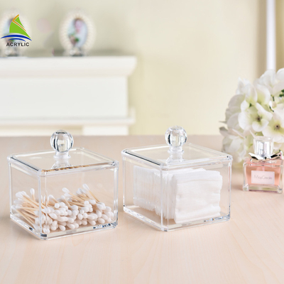 Gaya baru Kesombongan Kontainer Aluminium Acrylic Makeup Storage Box