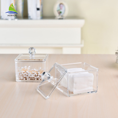 Gaya baru Kesombongan Kontainer Aluminium Acrylic Makeup Storage Box