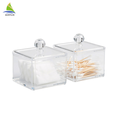 Gaya baru Kesombongan Kontainer Aluminium Acrylic Makeup Storage Box