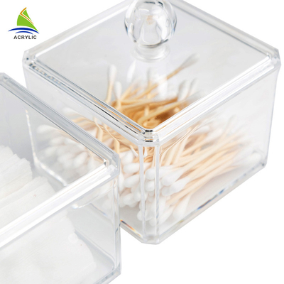 Gaya baru Kesombongan Kontainer Aluminium Acrylic Makeup Storage Box