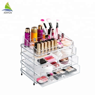 Kustom 3 Laci Batal Acrylic Makeup Organizer