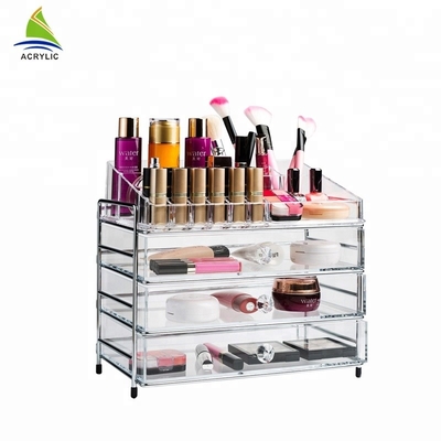 Kustom 3 Laci Batal Acrylic Makeup Organizer