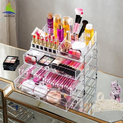 Kustom 3 Laci Batal Acrylic Makeup Organizer