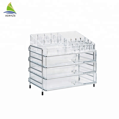 Kustom 3 Laci Batal Acrylic Makeup Organizer