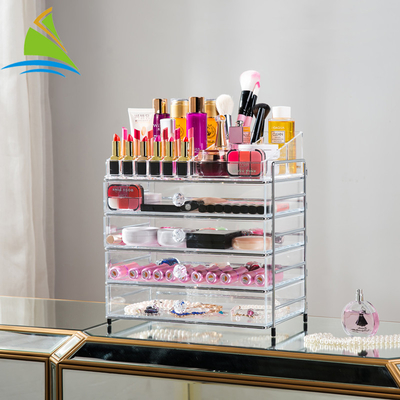 Hadiah Natal Compact Makeup Acrylic Blush Organizer