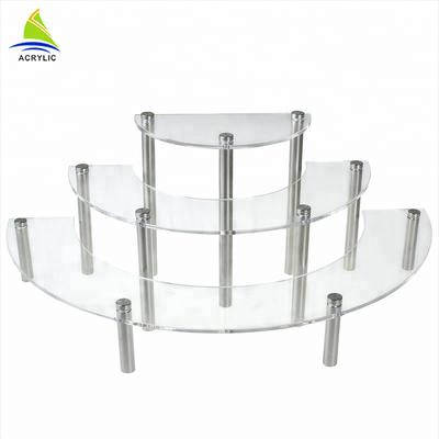 3 Tier Acrylic Cake Display Buffet Pastry Curate Acrylic Cupcake Dessert Tower