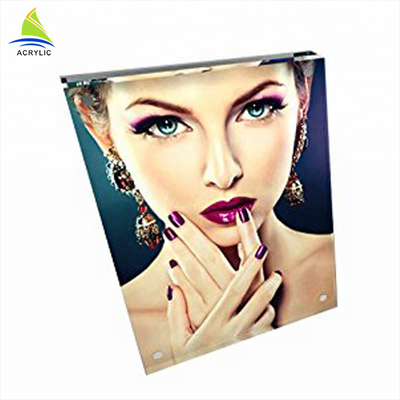 Bingkai Akrilik Kustom Akrilik Transparan Bingkai Blok Akrilik Yang Jelas Untuk Foto